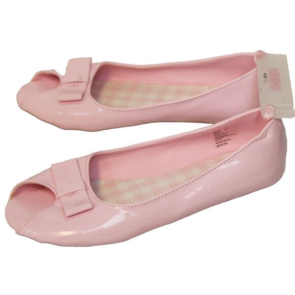 2008 Gymboree Ice Cream Social Easter Pink Patent Leather PU Dress Bow Spring - Picture 6 of 7